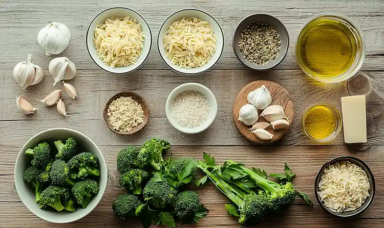 Ingredients for Orzo Dinner