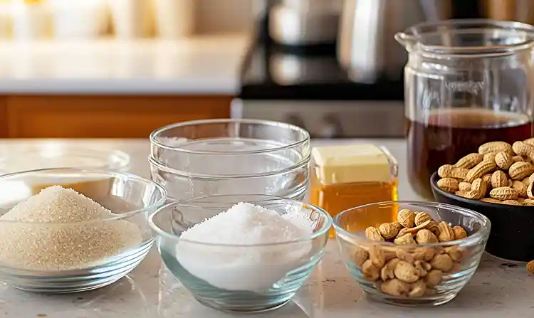 Mom's Easy Homemade Peanut Brittle 4 Ingredients for Peanut Brittle