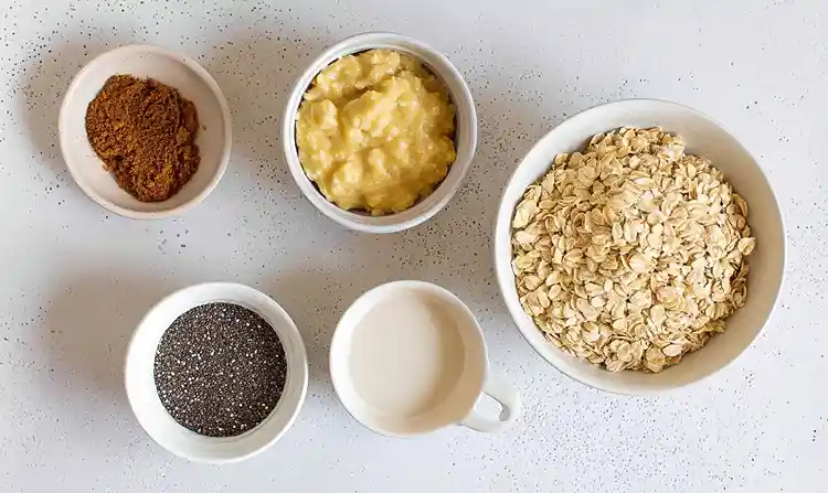Brown Sugar Overnight Oats 4 Ingredients forBrown Sugar Overnight Oats