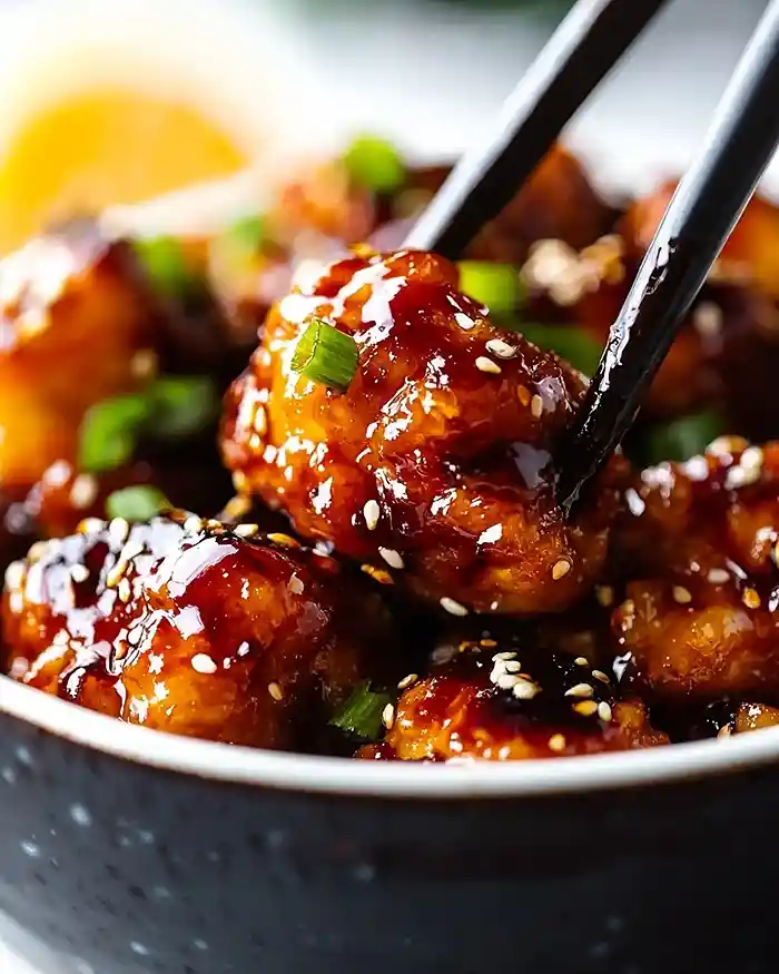 Keto Air Fryer Orange Chicken