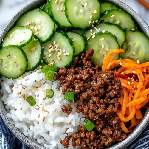 Korean Ground Beef Bowl 3 Korean Ground Beef Bowl