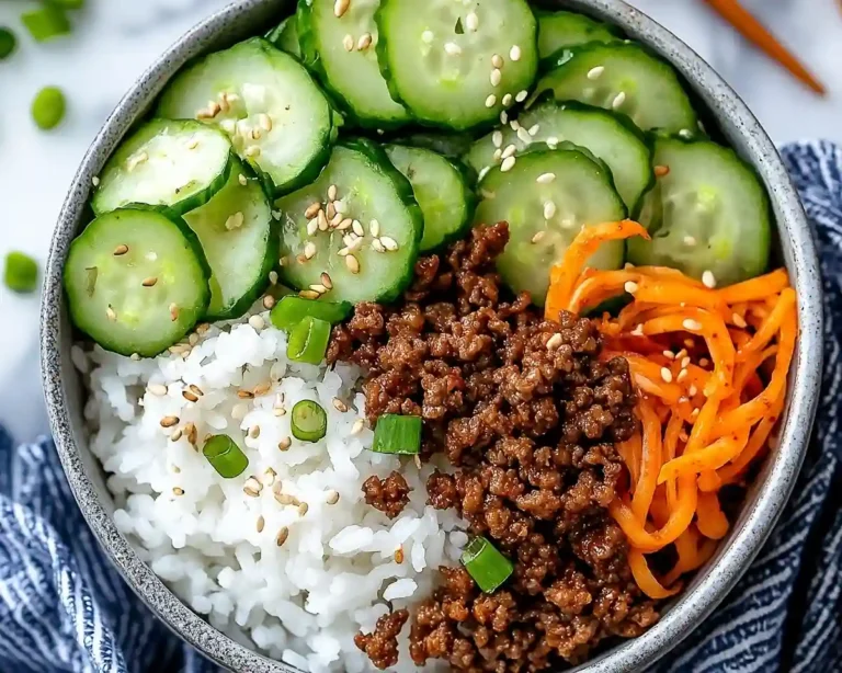 Korean Ground Beef Bowl