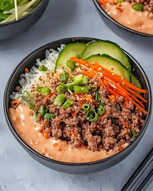 Korean Ground Beef Bowl 7 Korean Ground Beef Bowl Recipe