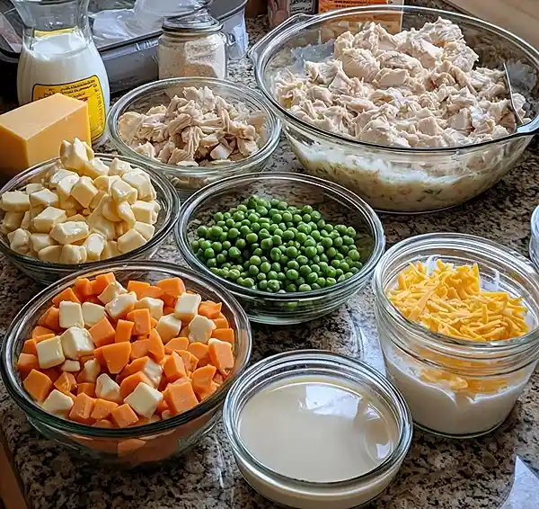 Main Ingredients for VIRAL TIKTOK CHICKEN CASSEROLE