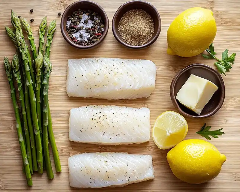 Cajun Garlic Butter Cod 3 Main ingredients for Cajun Garlic Butter Cod