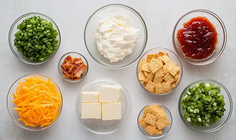 Main ingredients for Cheesy Appetizer