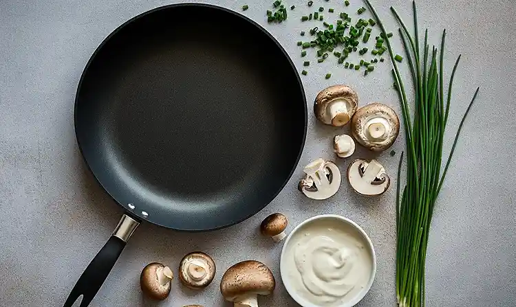 Fried Sliced Mushrooms with Ranch 4 Main ingredients for Fried Sliced Mushrooms with Ranch