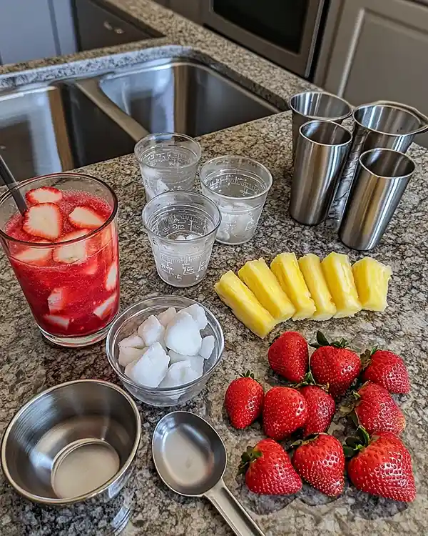 Lava Flow Drink Recipe 4 Main ingredients for Lava Flow Drink