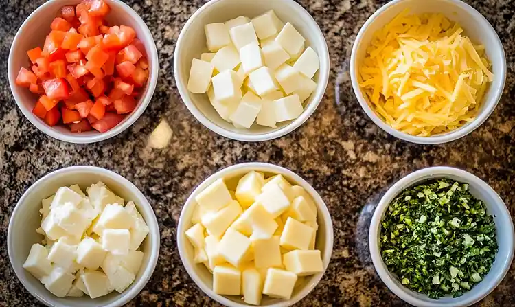 10-Minute Mexican Restaurant White Queso Dip 4 Main ingredients for Mexican Restaurant White Queso Dip