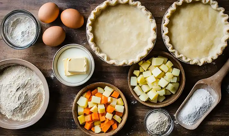 Turkey Pot Pie Recipe 4 Main ingredients for Turkey Pot Pie