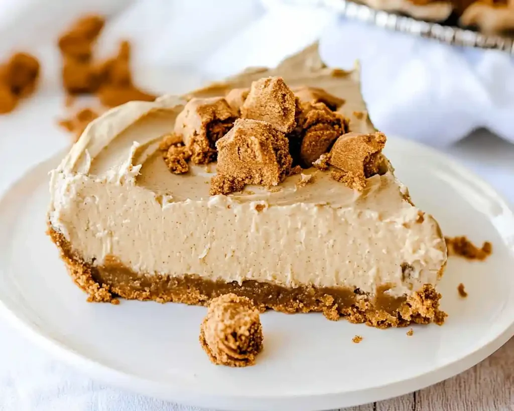 No Bake Biscoff Pie Recipe