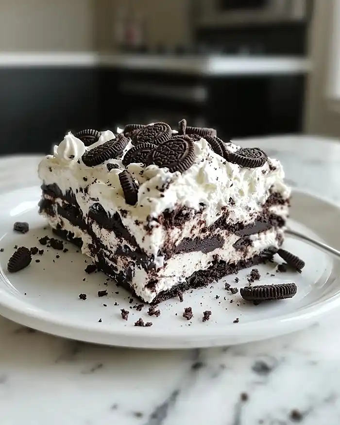 No-Bake Oreo Lasagna