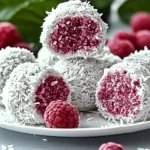 No-Bake Raspberry Coconut Balls