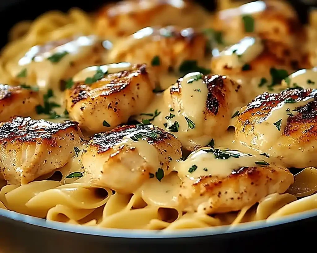 One-Pan Chicken with Buttered Noodles