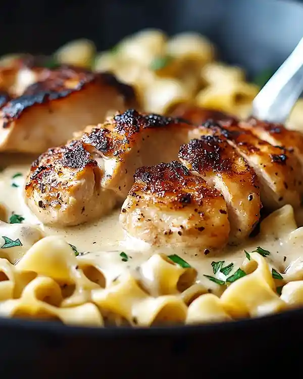 One-Pan Chicken with Buttered Noodles Recipe