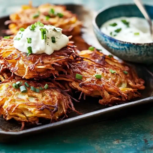 Potato Latkes Recipe 3 Potato Latkes Recipe
