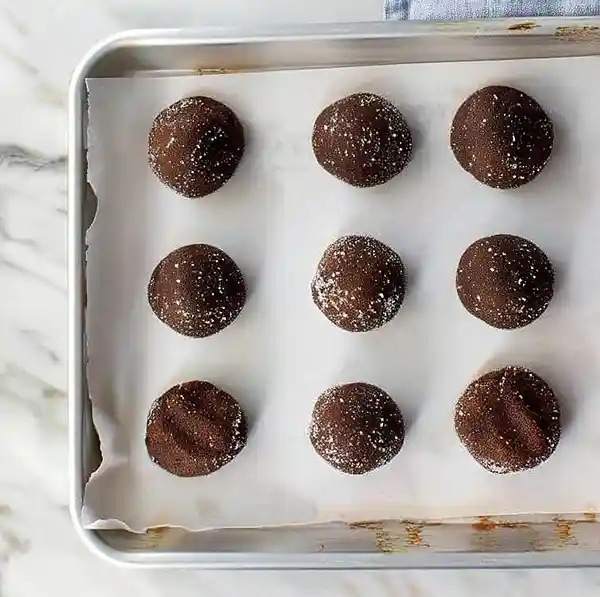 Preparing Chewy Molasses Cookies