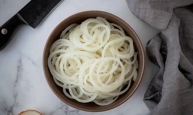 Preparing Crispy Onions for Air Fryer