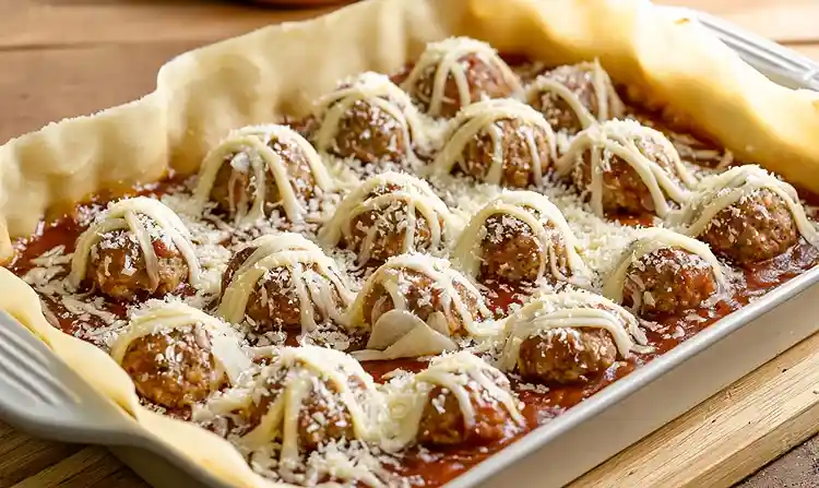 French Onion Meatball Bake 5 Preparing French Onion Meatball Bake