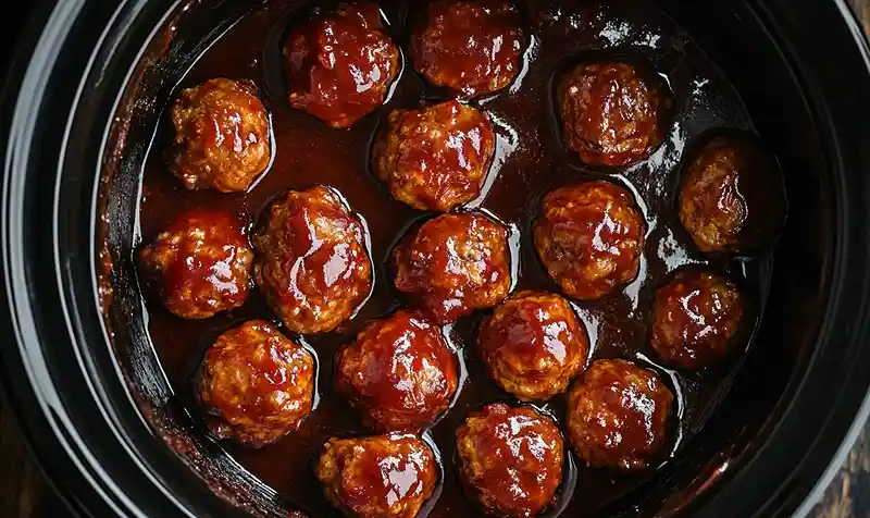3-Ingredient Crockpot Cranberry BBQ Meatballs 5 Preparing the 3-Ingredient Crockpot Cranberry BBQ Meatballs