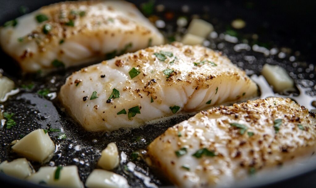 Lemon Garlic Butter Cod 4 Preparing the Lemon Garlic Butter Cod