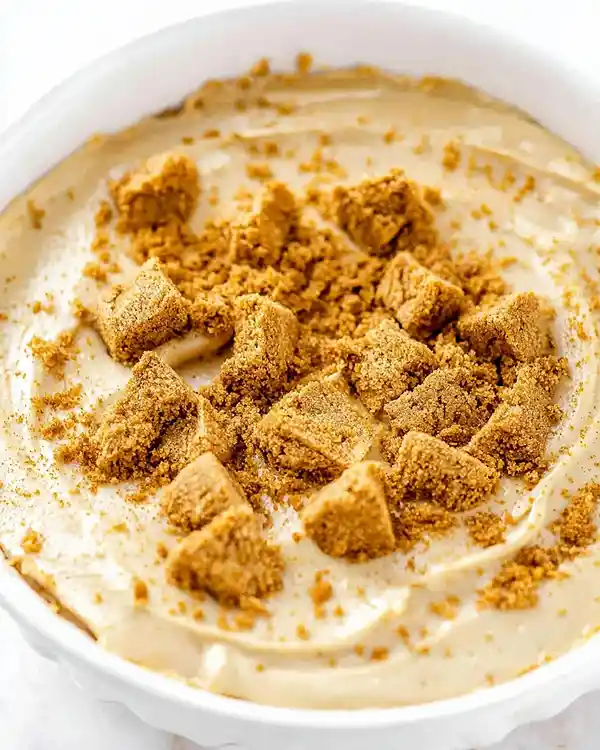 No Bake Biscoff Pie Recipe 5 Preparing the No Bake Biscoff Pie Recipe