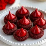 Red Velvet Blossoms Cookies