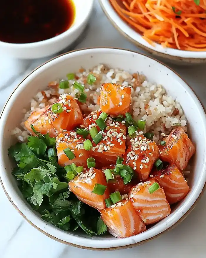 Bang Bang Salmon Bites Bowls 6 Salmon Bites Bowls