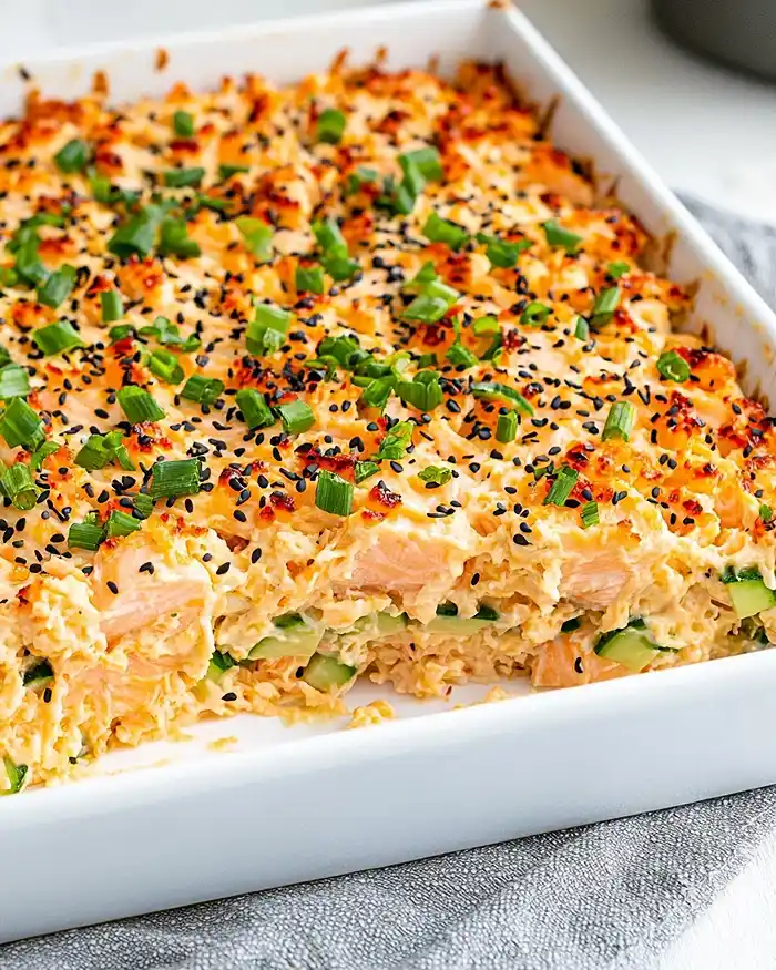 Salmon Sushi Bake 6 Salmon Sushi Bake Recipe