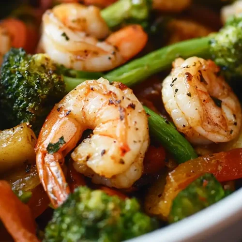 Shrimp And Vegetable Stir-Fry