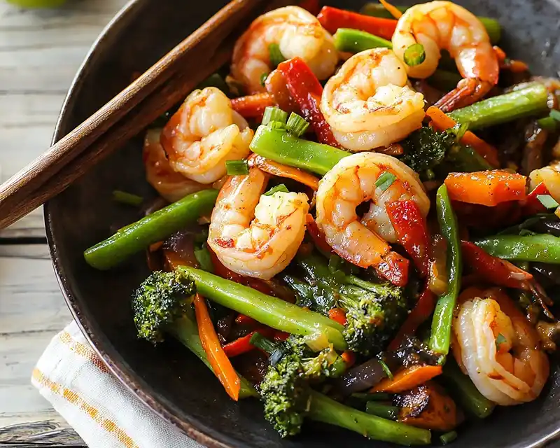 Shrimp And Vegetable Stir-Fry Recipe