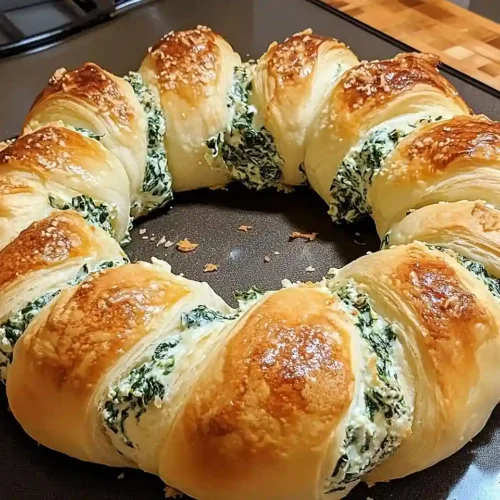 Spinach Dip Crescent Roll Wreath 3 Spinach Dip Crescent Roll Wreath