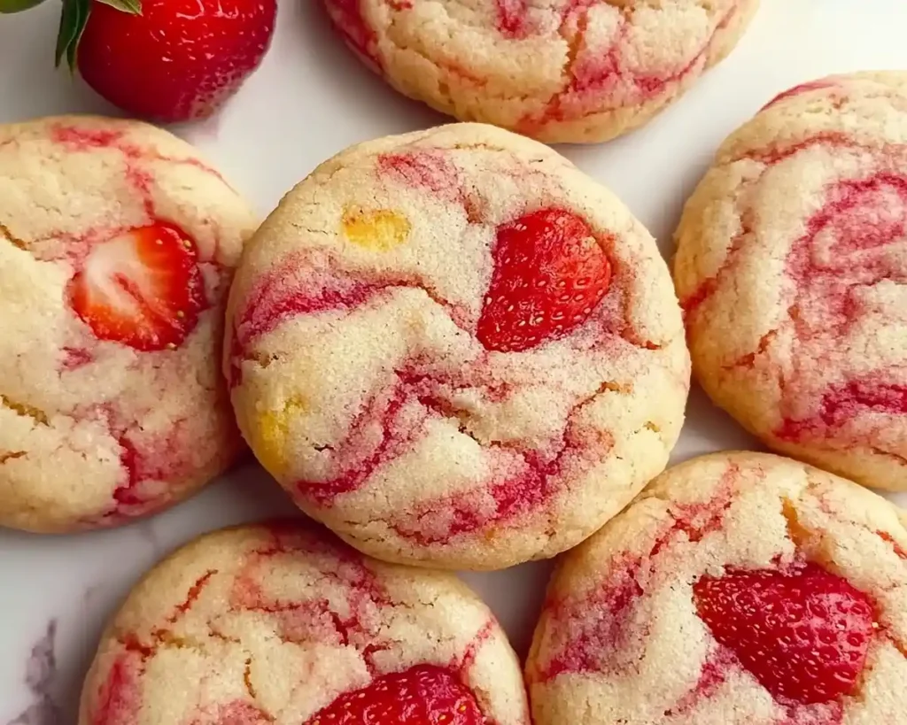 Strawberry Cheesecake Cookies
