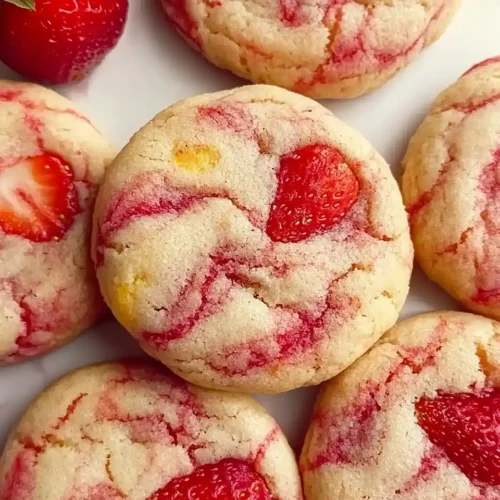 Strawberry Cheesecake Cookies