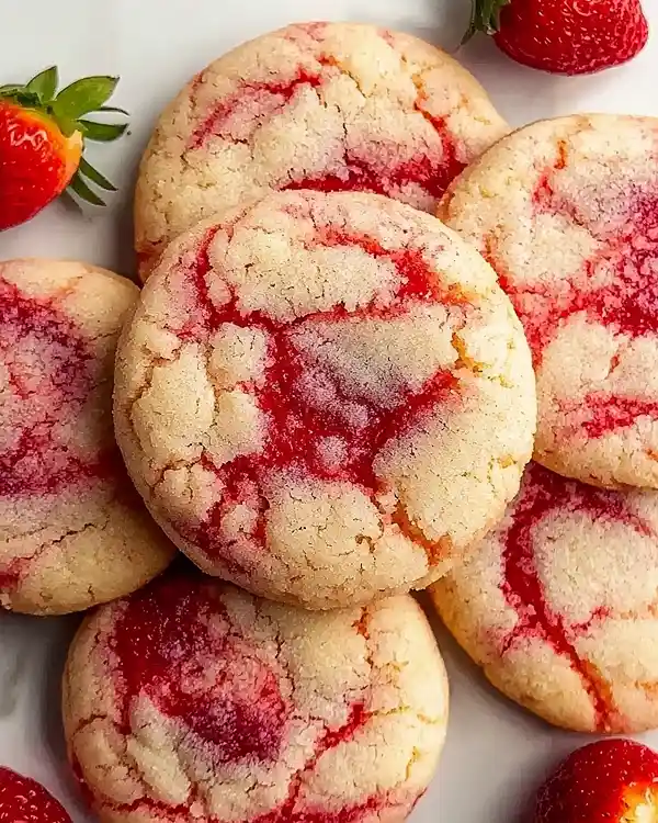Strawberry Cheesecake Cookies Recipe