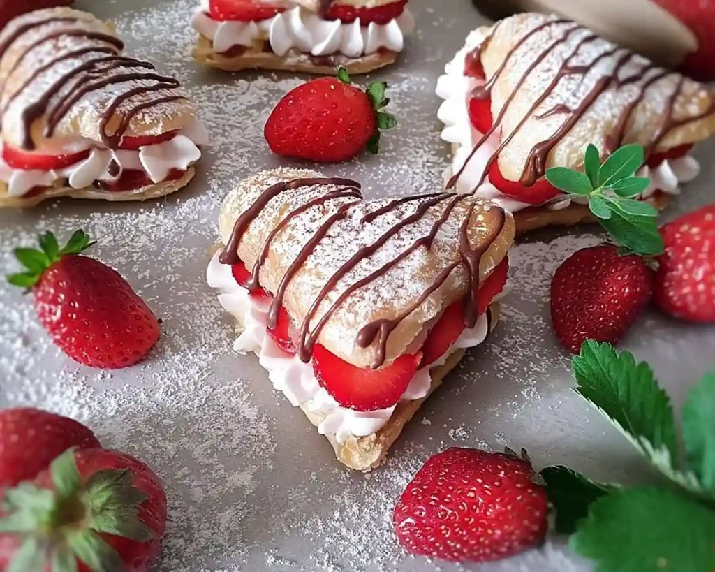 Strawberry Cream Puffs