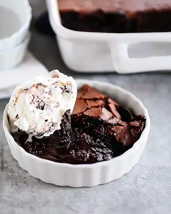 Sweet Brownie Pudding