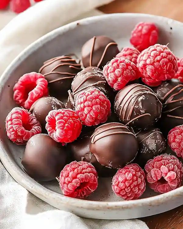 Chocolate Covered Raspberries 6 Sweet Chocolate Covered Raspberries