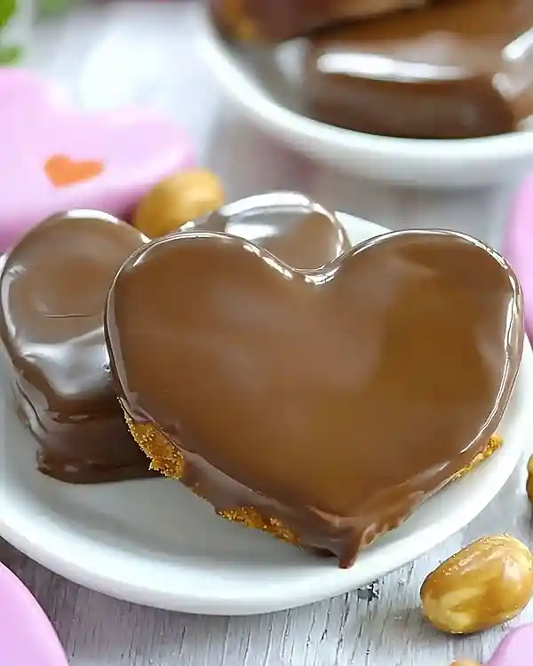 Sweet Chocolate Peanut Butter Heart