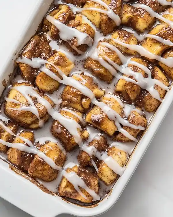 Sweet Cinnamon Roll Casserole 5 Sweet Cinnamon Roll Casserole