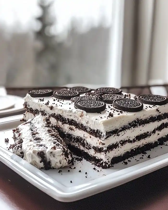 Sweet No-Bake Oreo Lasagna