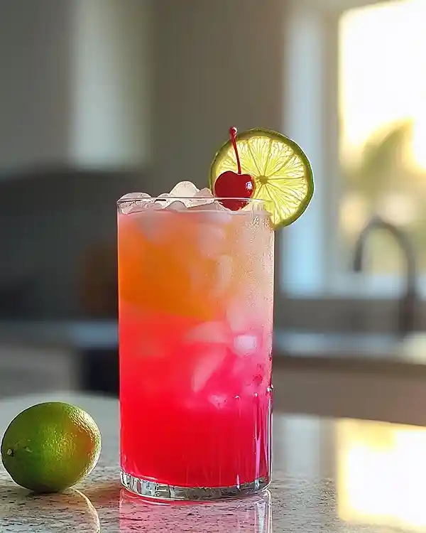 Sweet Pink Lemonade Mocktail