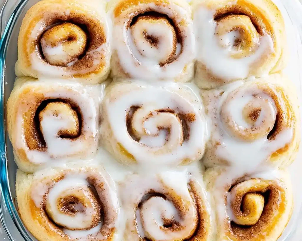TikTok Cinnamon Rolls with Heavy Cream