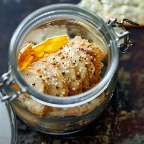 3 Ingredients Sourdough Crackers Recipe 2 3 Ingredients Sourdough Crackers