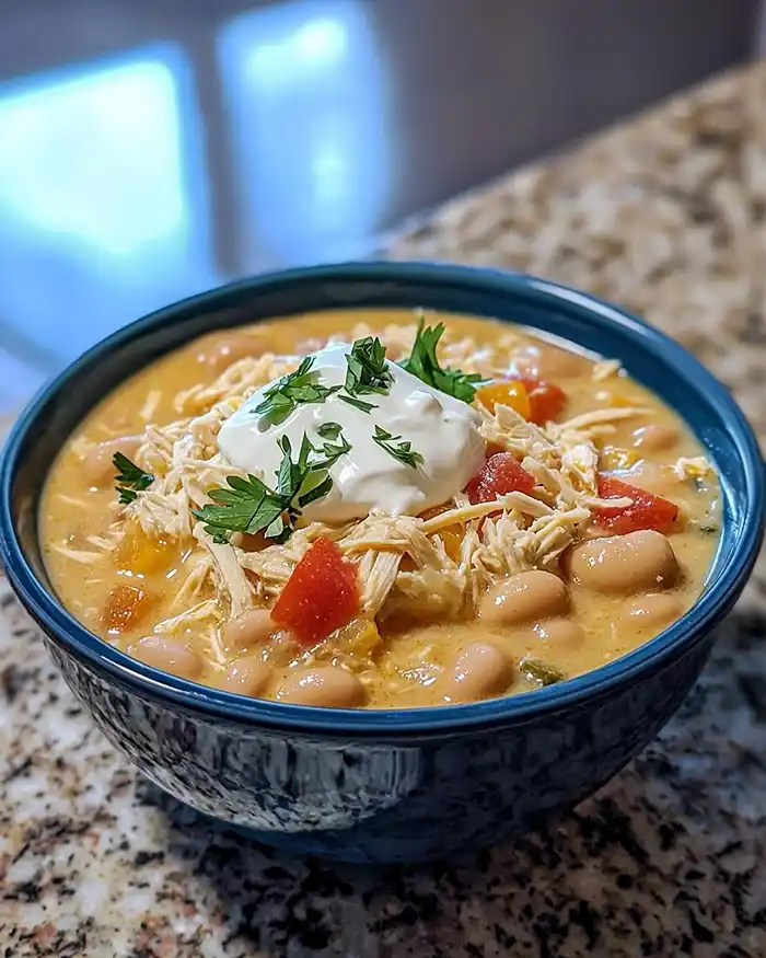 5-Ingredient White Chicken Chili Recipe
