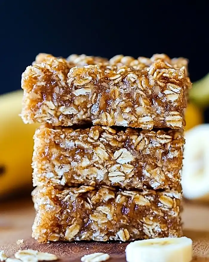 Energizing Banana Oatmeal Bars 5 Banana Oatmeal Bars