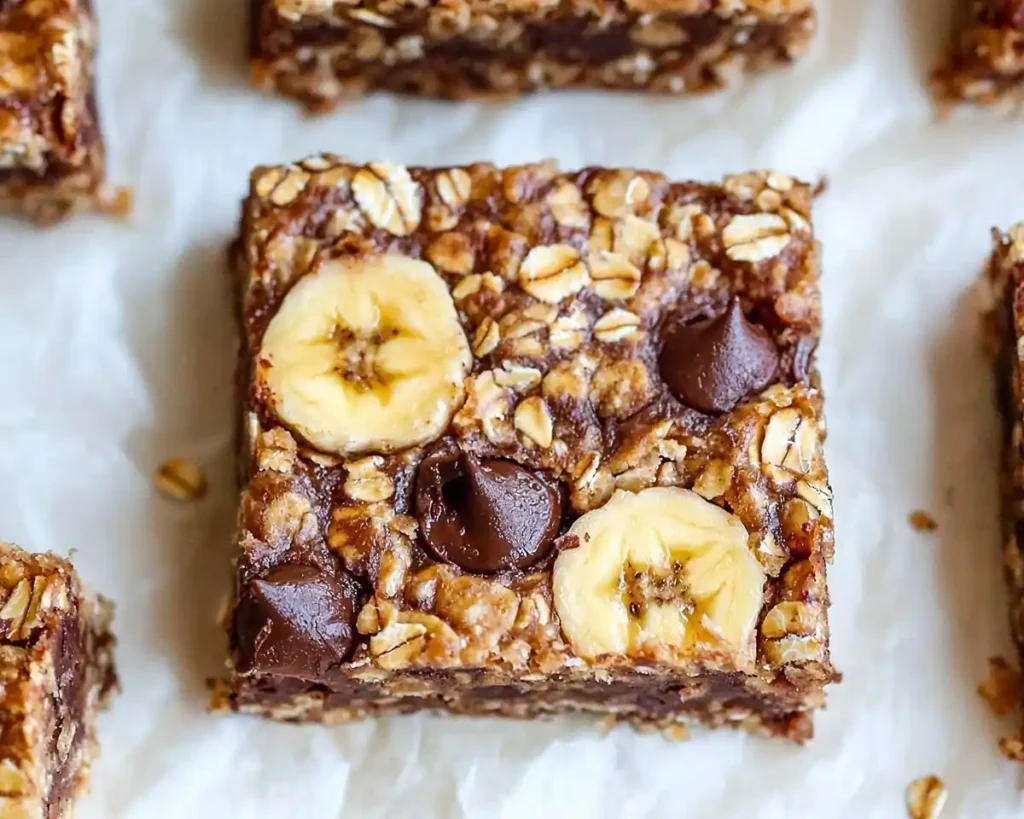 Banana Oatmeal Bars