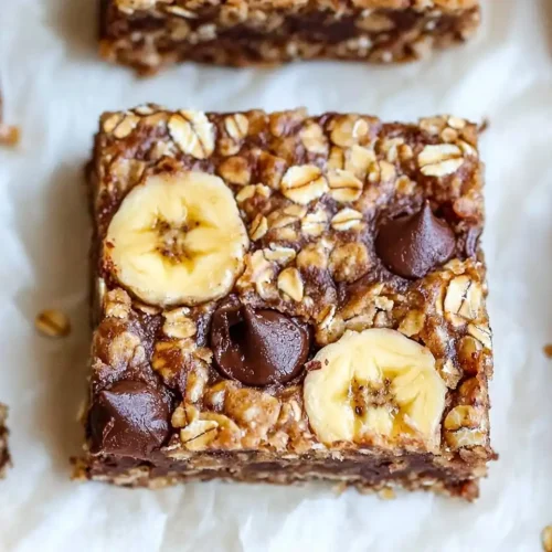 Banana Oatmeal Bars