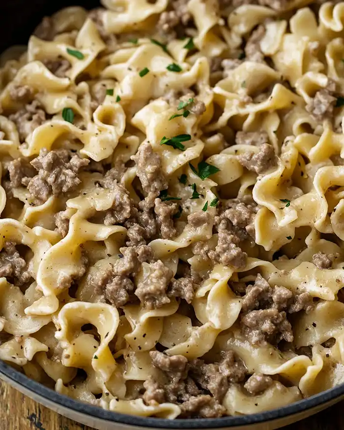 Beef and Noodles recipe