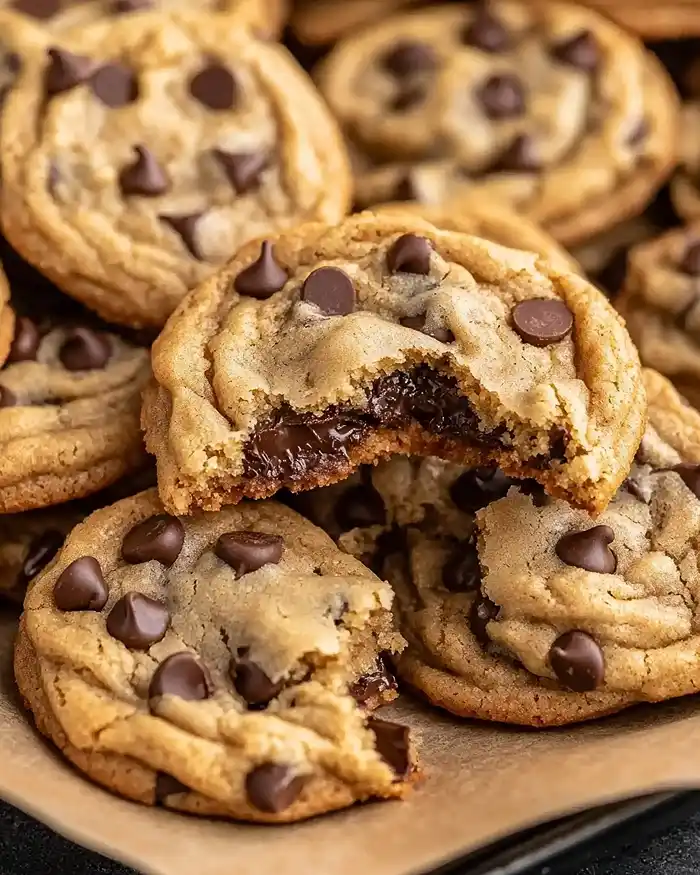 Brown Butter Chocolate Chip Cookies With Sourdough Discard